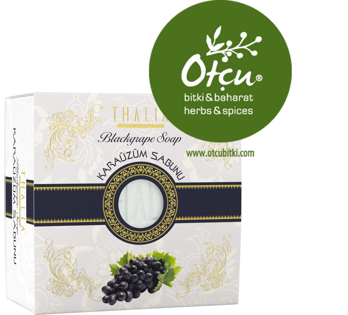 Thalia Arındırıcı Etkili Karaüzüm Özlü Doğal Katı Sabun - 150 gr.
