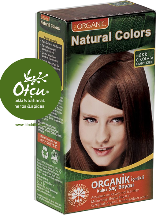 Natural Colors 6KR Çikolata Kahve Kızılı Organik Saç Boyası
