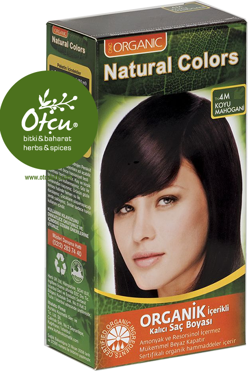 Natural Colors 4M Koyu Mahogani Organik Saç Boyası