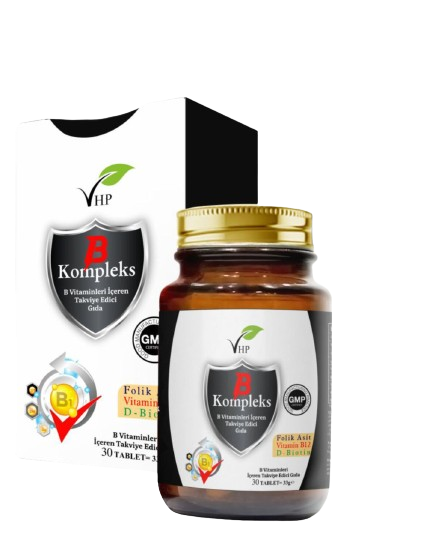 VHP B Vitaminleri İçeren Takviye Edici Gıda 30 Tablet