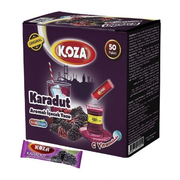 Koza Karadut Aromalı İçecek Tozu 50 Paket
