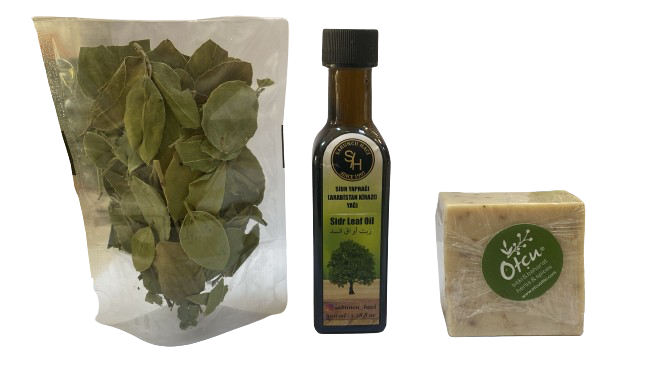 Sidr Yaprağı + Sidr Yaprağı Yağı + Sidr Sabunu (Avantaj Set)