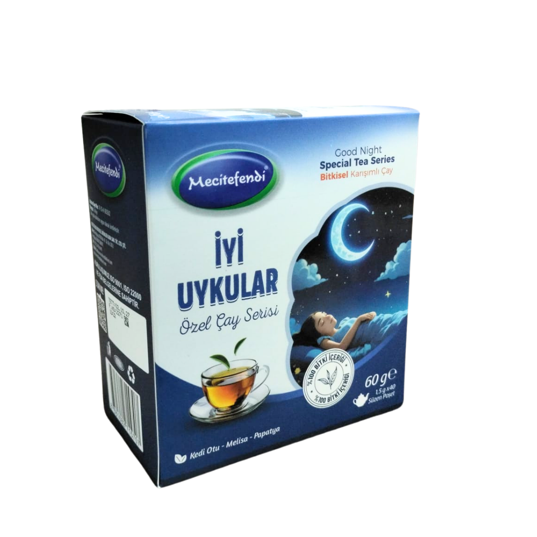 Mecitefendi İyi Uykular Bitki Çayı (Süzen Poşet 40'lı)