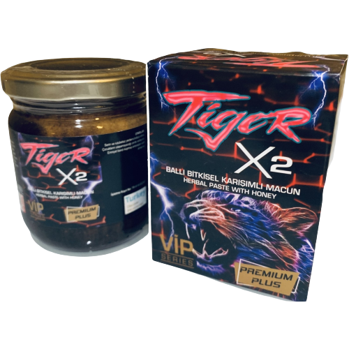 Tiger X2 Ballı Bitkisel Performans Macunu 230 gr