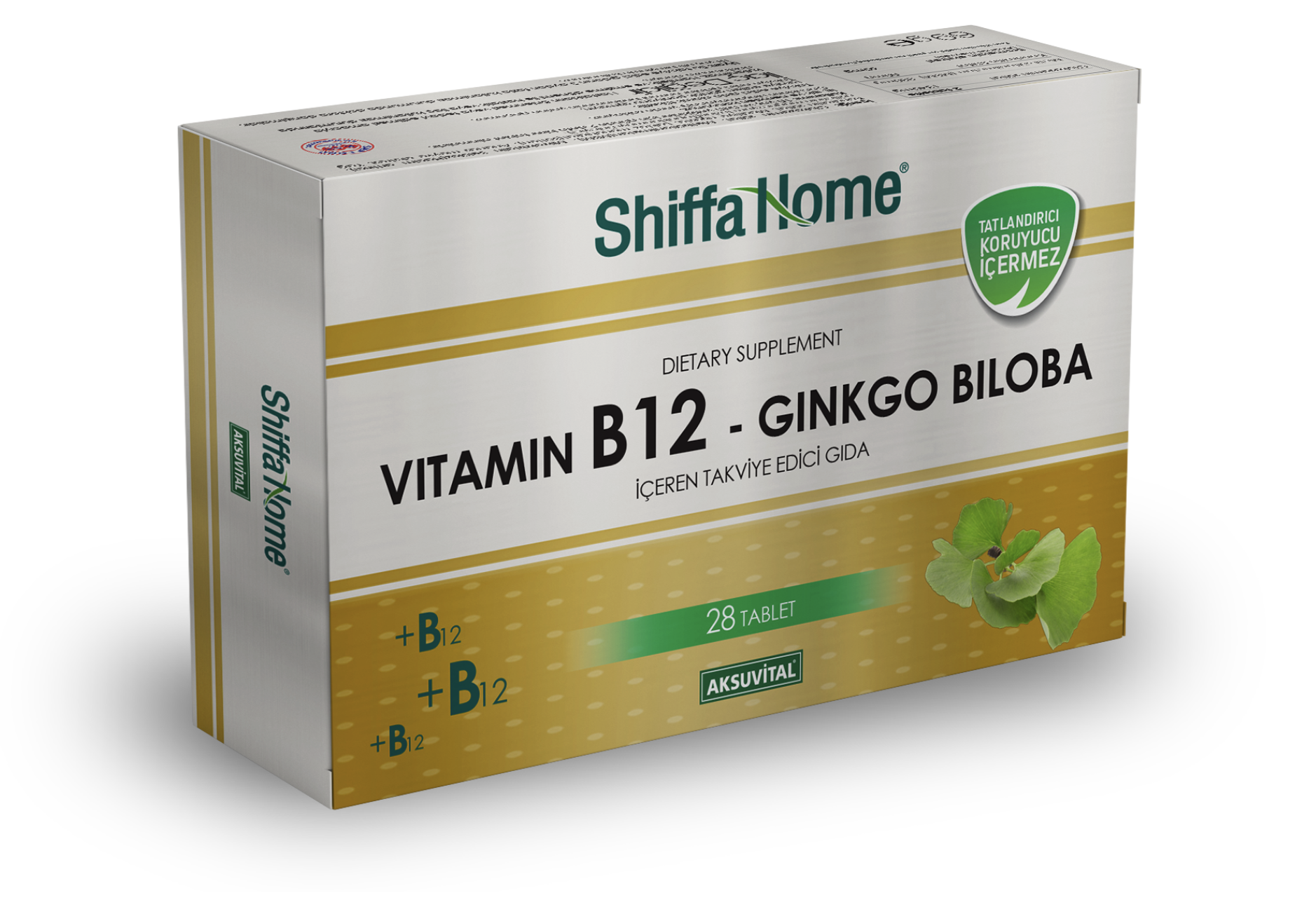 Shiffa Home Vitamin B12-Gingko Biloba 28 Tablet