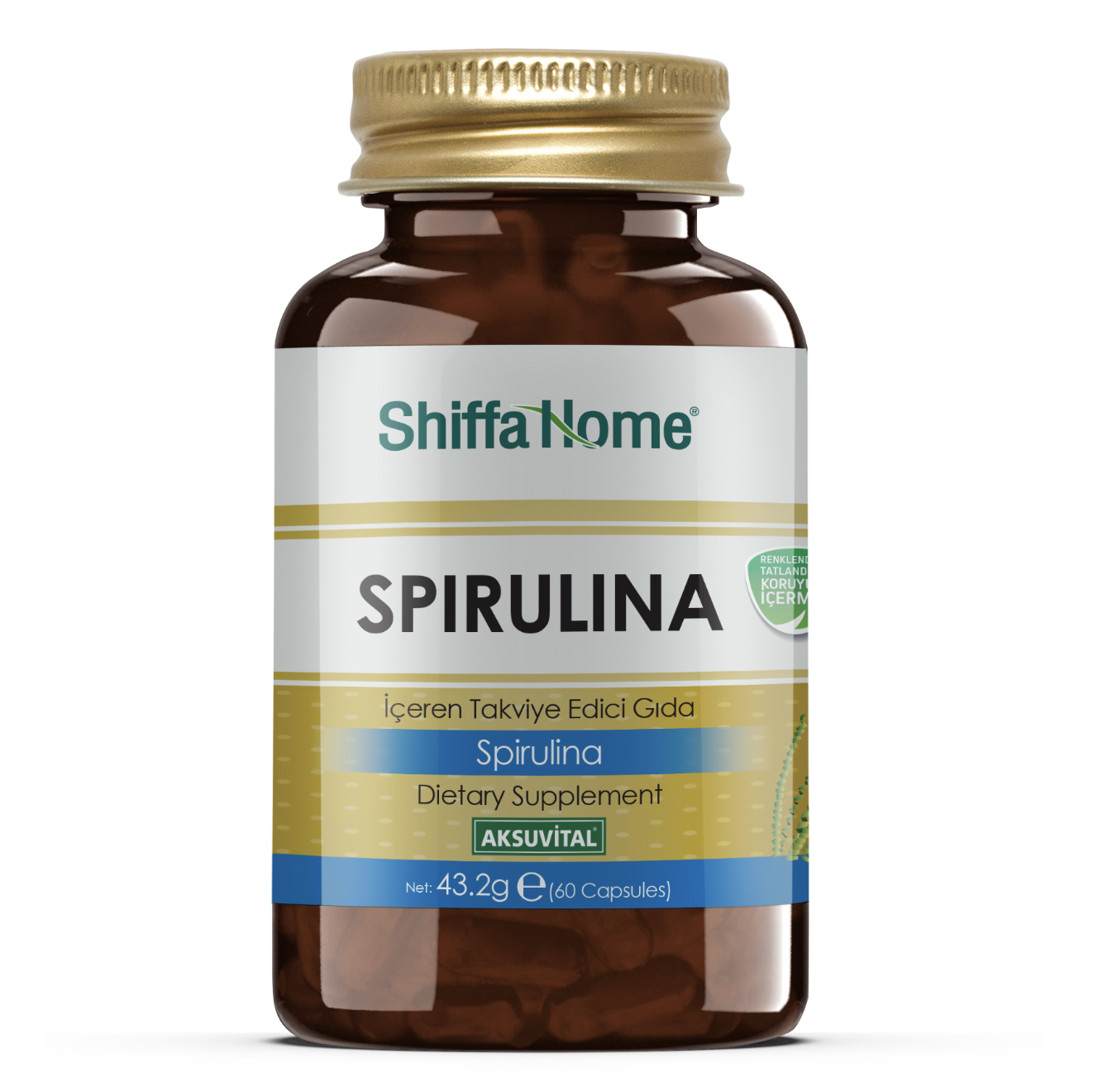 Shiffa Home Spirulina 60 Kapsül