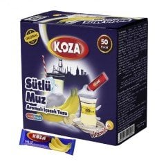 Koza Sütlü Muz Aromalı İçecek Tozu 50 Paket