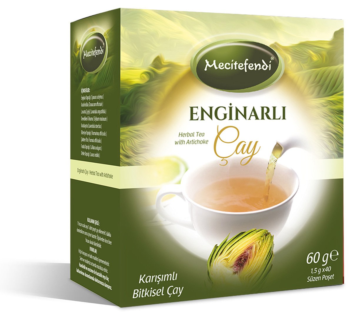 Mecitefendi Enginarlı Çay 40'lı Süzen Poşet