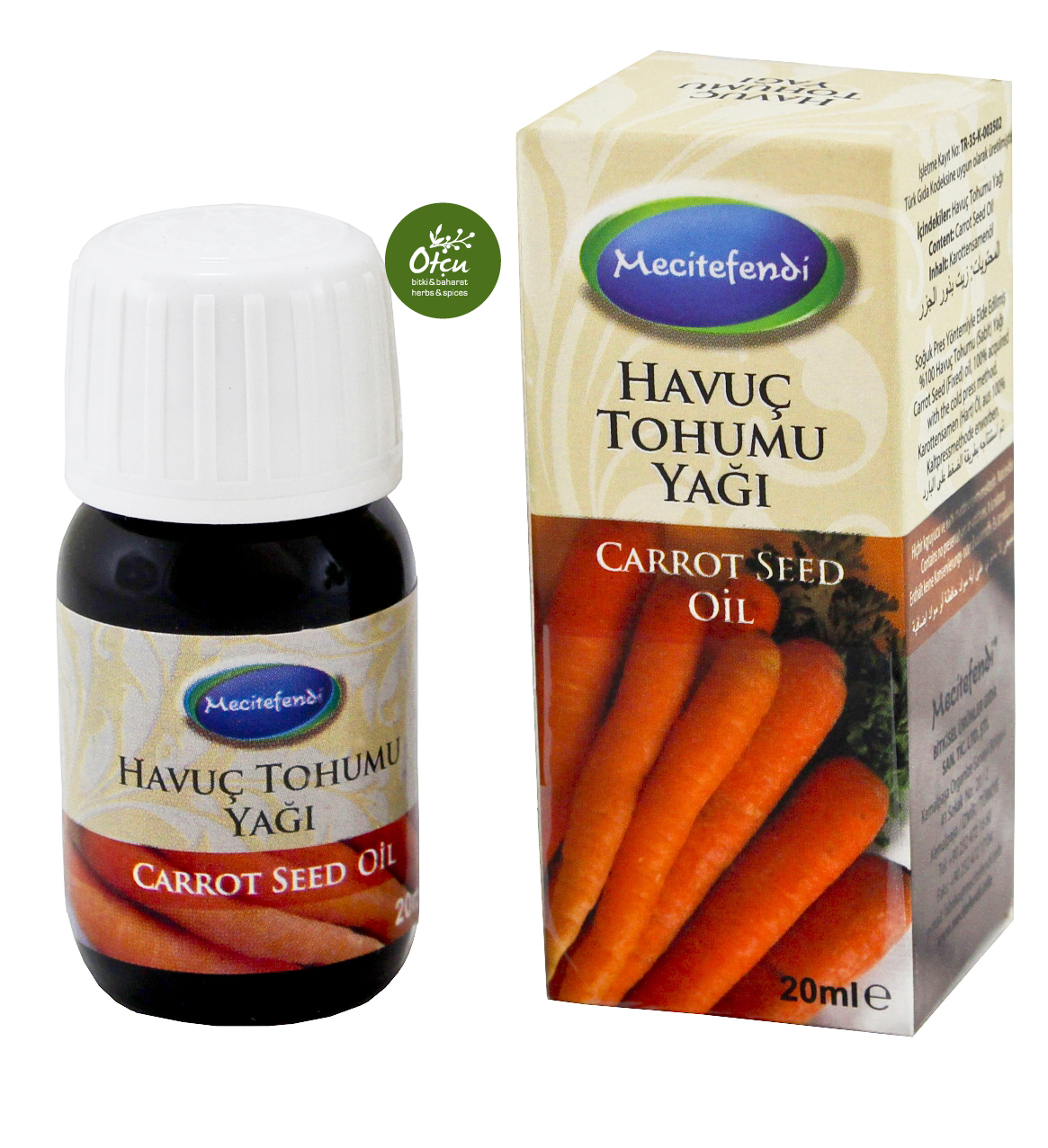 Mecitefendi Havuç Tohumu Yağı 20 ml