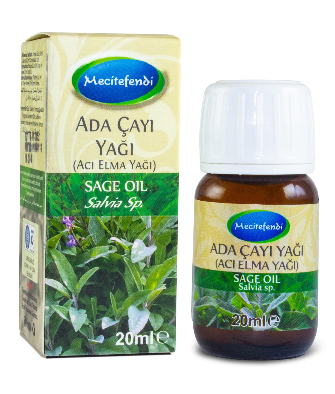 Mecitefendi Adaçayı (Acı Elma) Yağı 20 ml