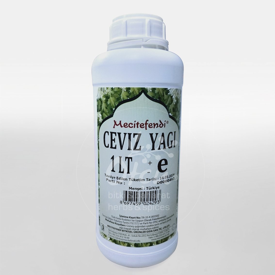 Mecitefendi Ceviz Yağı 1 L