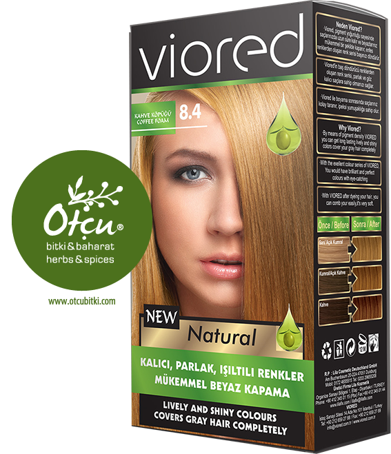 Viored Deluxe Saç Boyası 8.4 Kahve Köpüğü Lila Cosmetics