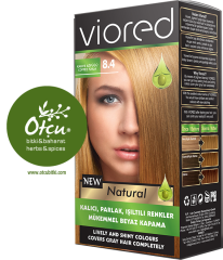 Viored Deluxe Saç Boyası 8.4 Kahve Köpüğü Lila Cosmetics