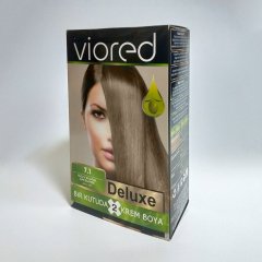 Viored Deluxe Saç Boyası 7.1 Küllü Kumral Lila Cosmetics