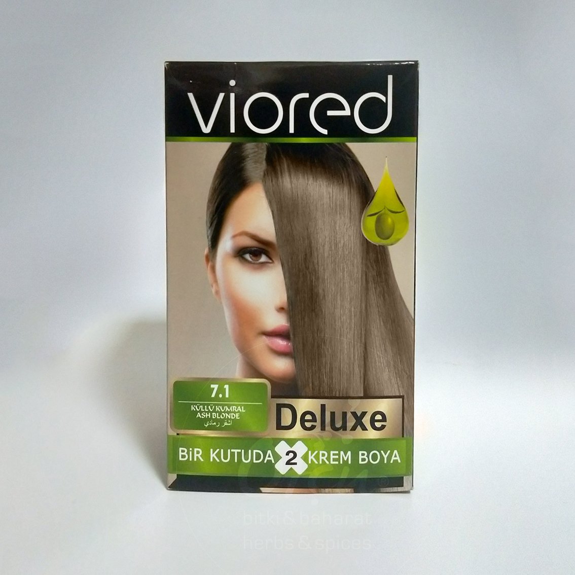 Viored Deluxe Saç Boyası 7.1 Küllü Kumral Lila Cosmetics