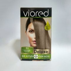 Viored Deluxe Saç Boyası 7.1 Küllü Kumral Lila Cosmetics
