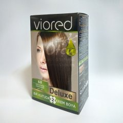 Viored Deluxe Saç Boyası 6.0 Koyu Kumral Lila Cosmetics