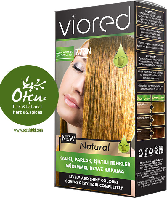 Viored Deluxe Saç Boyası 7.73 Altın Karamel Lila Cosmetics