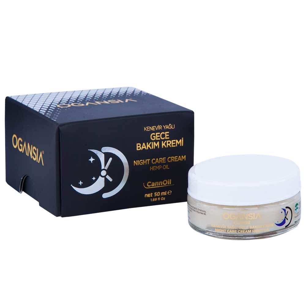 Ogansia Kenevir Yağlı Gece Bakım Kremi Cann Oil 50 ml