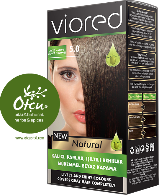 Viored Deluxe Saç Boyası 5.0 Açık Kahve  Lila Cosmetics