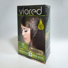 Viored Deluxe Saç Boyası 4.0 Kahve Lila Cosmetics