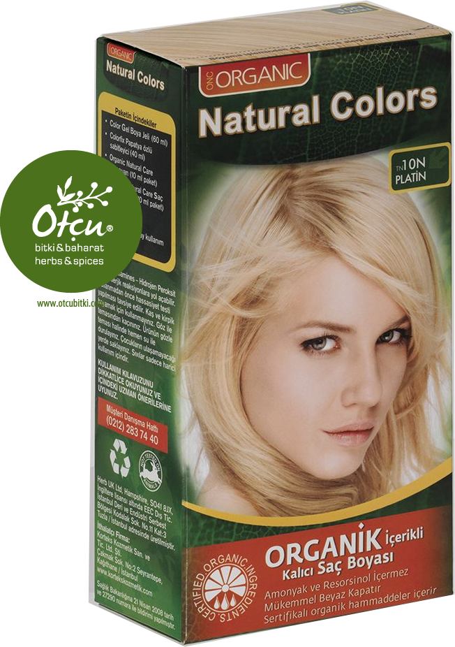 Natural Colors 10N Platin Organik Saç Boyası