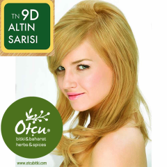 Natural Colors 9D Altın Sarısı Organik Saç Boyası