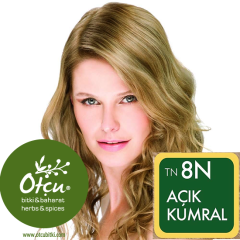 Natural Colors 8N Açık Kumral Organik Saç Boyası
