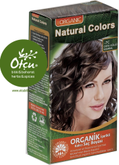 Natural Colors 7C Orta Küllü Kumral Organik Saç Boyası