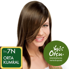 Natural Colors 7N Orta Kumral Organik Saç Boyası