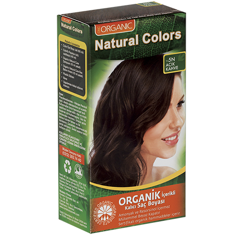 Natural Colors 5N Açık Kahve Organik Saç Boyası
