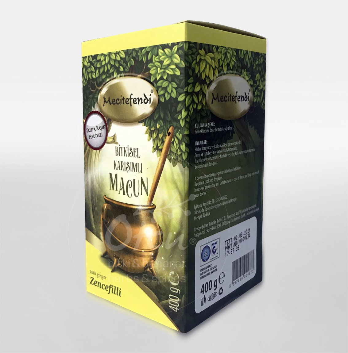 Bitkisel Karışımlı Macun Zencefilli 400 g Mecitefendi