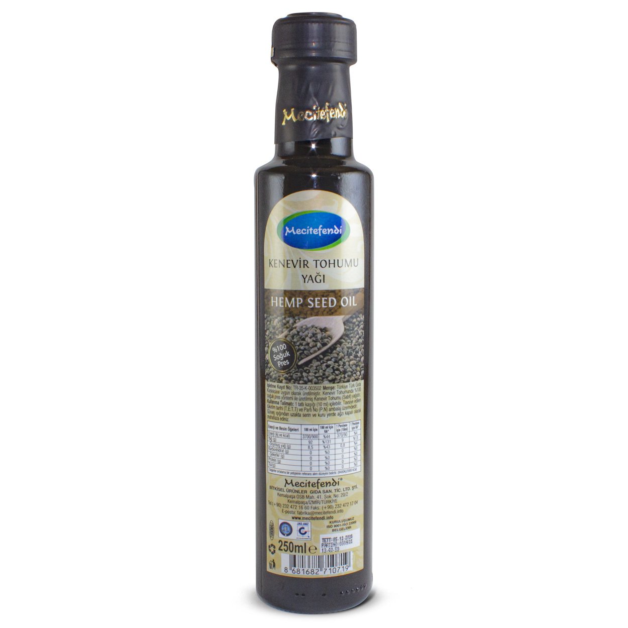 Mecitefendi Kenevir Tohumu Yağı 250 ml