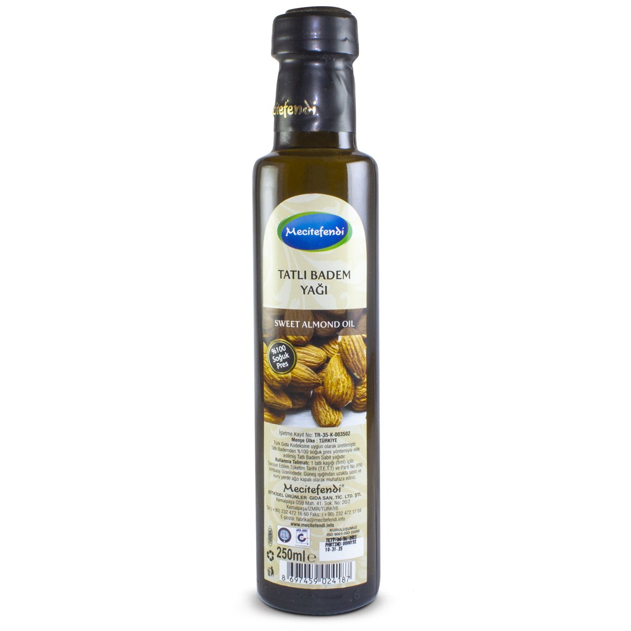 Mecitefendi Tatlı Badem Yağı 250 ml