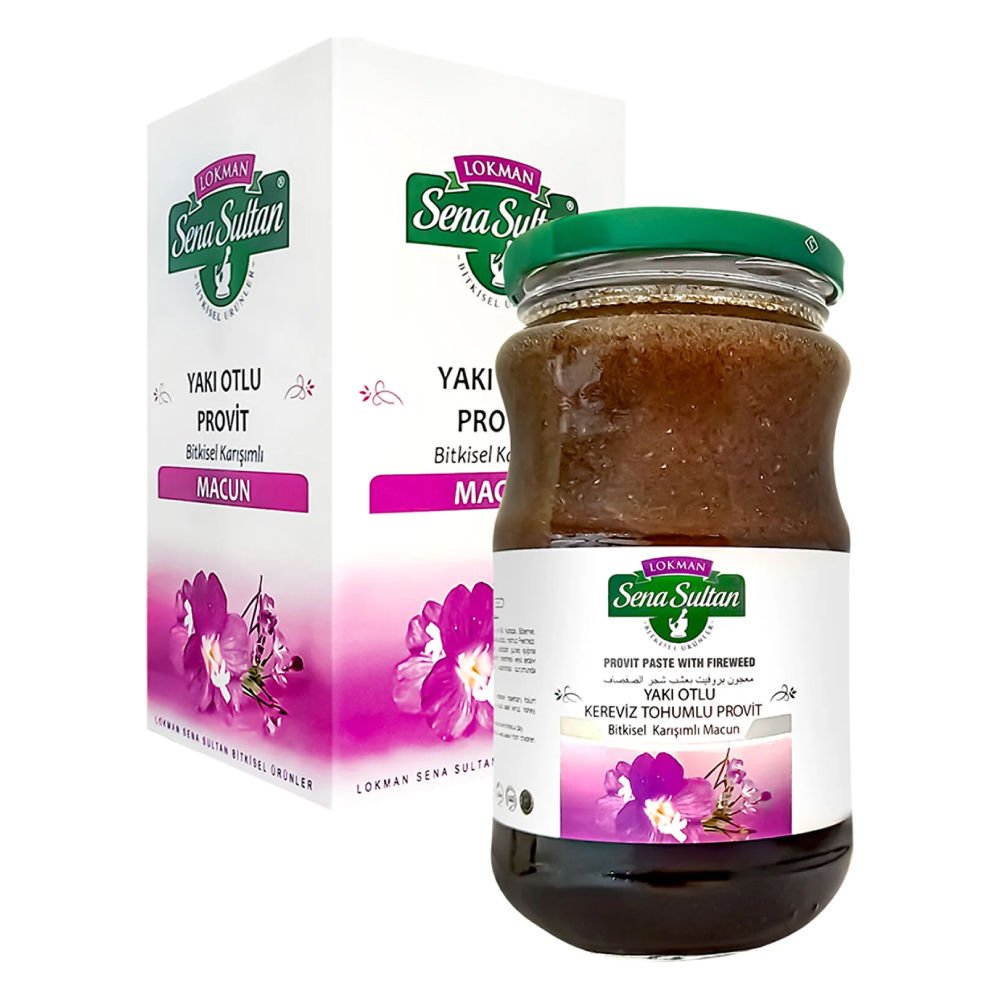 Sena Sultan Yakı Otlu Kereviz Tohumlu Provit Bitkisel Karışımlı Macun 420 gr