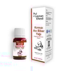 Lokman Efendi Kırmızı Acı Biber Yağı 20 ml