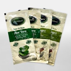 Mecitefendi Doğal Tek Kullanımlık Aloe Vera & Salyangoz Kil Makesi  4 Adet