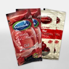 Mecitefendi Doğal Tek Kullanımlık Nar & Gül Kil Makesi  4 Adet