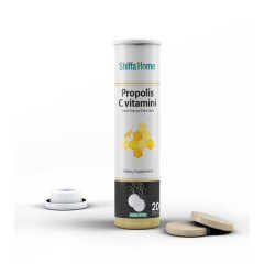 C Vitaminli Propolis Efervesan 20 Tablet Aksu Vital