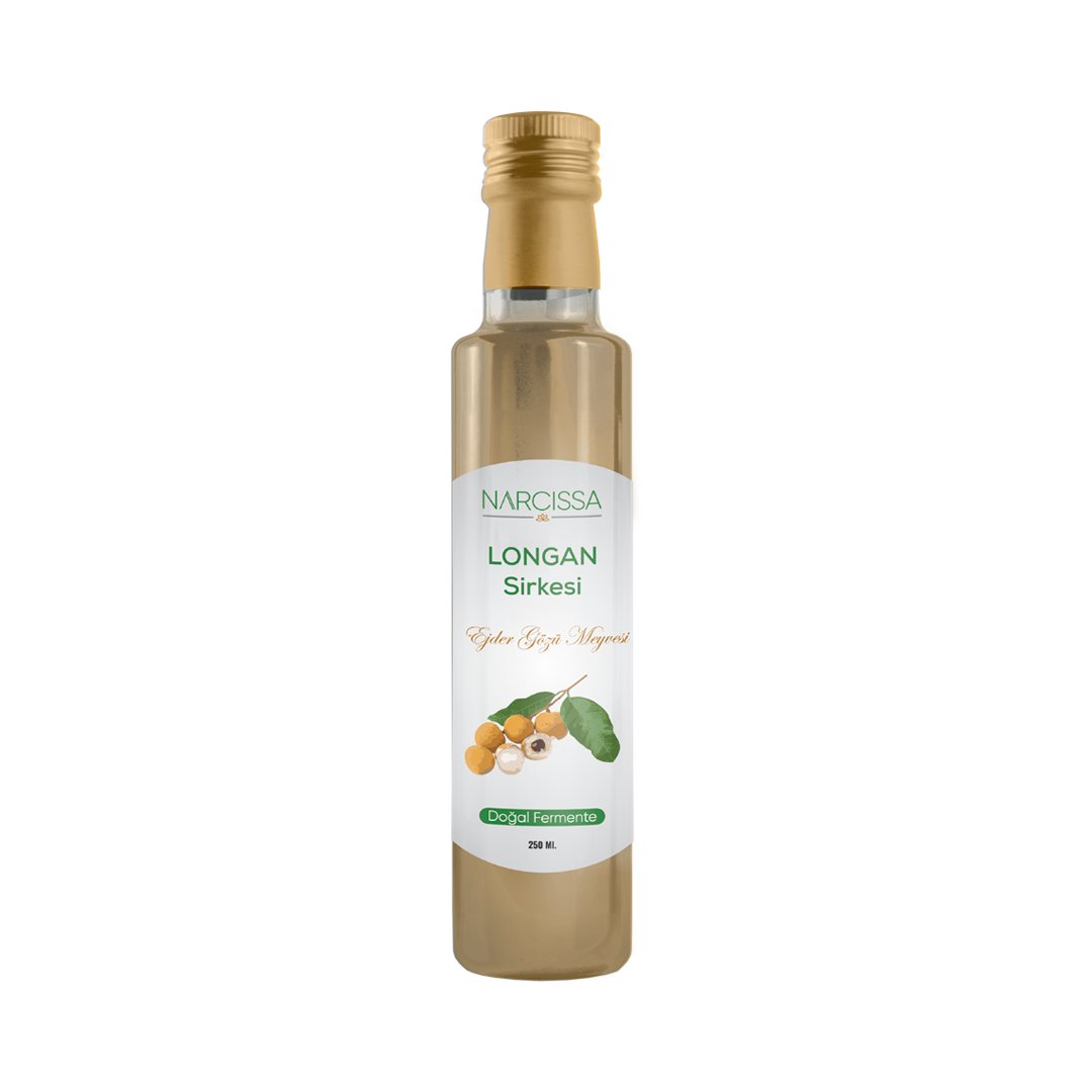 Narcissa Ödem Atmaya Yardımcı Doğal Longan Meyvesi Detox Sirkesi 250 ml