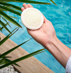 Otçu® Doğal Kabak Lifli Peeling Etkili Mini Yüz Kesesi