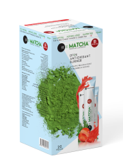 Matcha Japanese Yeşil Çay Spirulina İçeren Çilek Aromalı Matcha Çayı