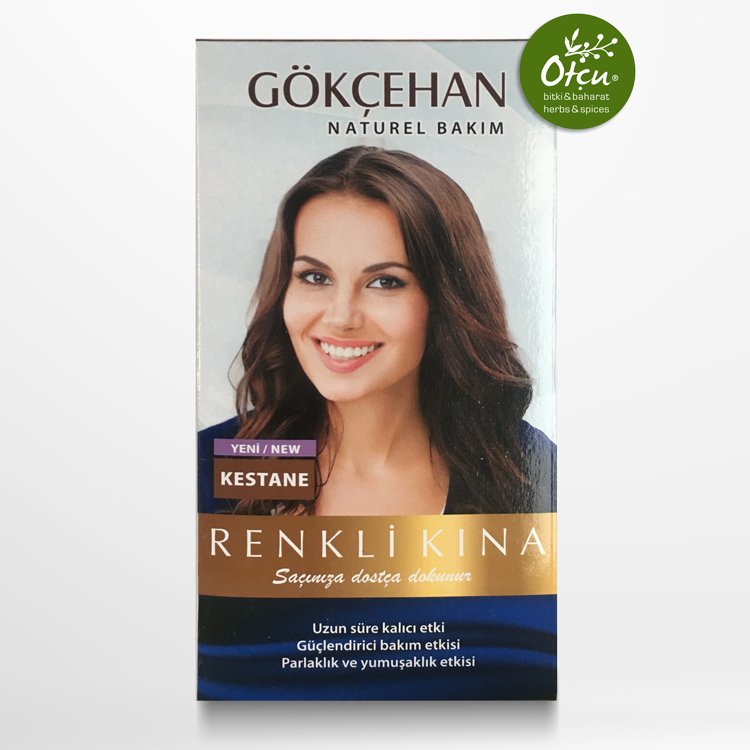 Gökçehan Kına Seti Saç Kınası Kestane