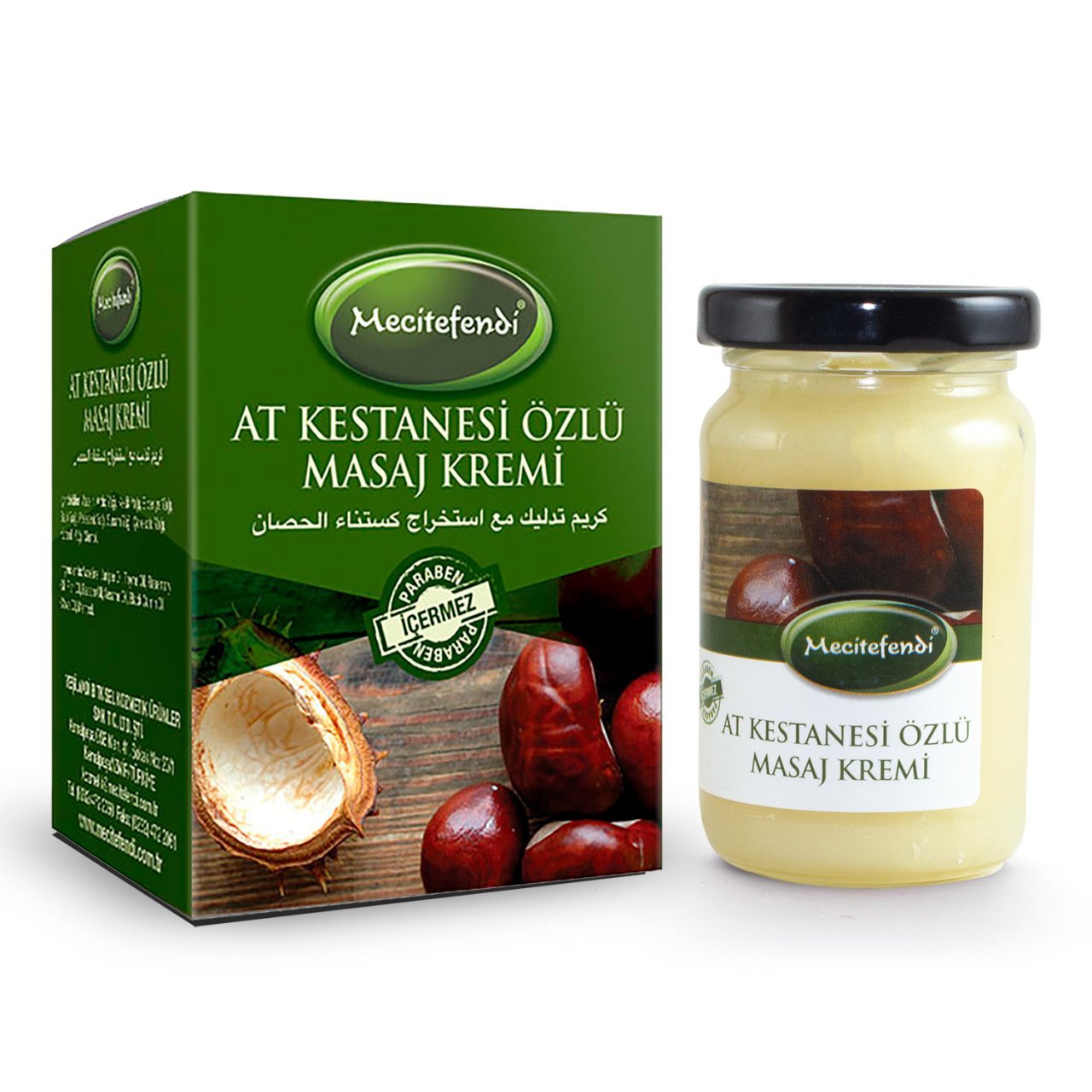 Mecitefendi At Kestanesi Özlü Masaj Kremi 90 ml