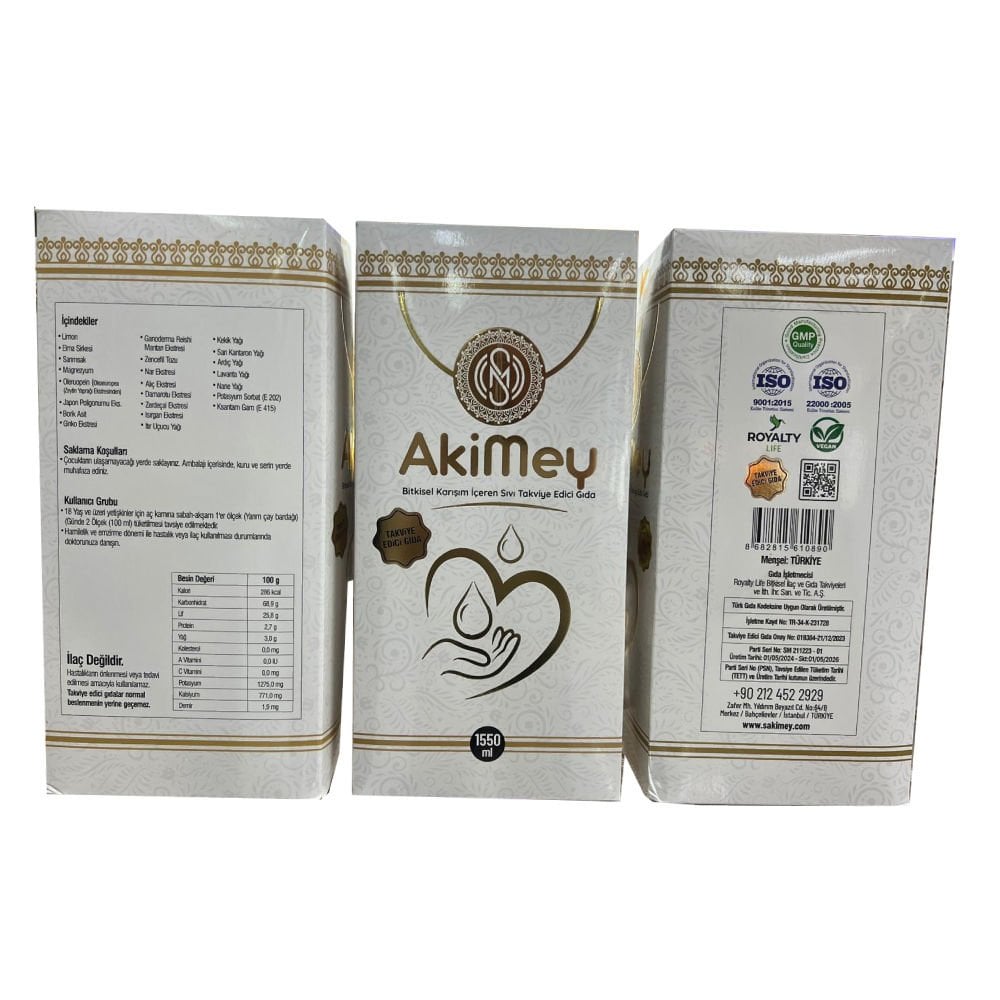 Akimey Bitkisel Karışım İçeren Takviye Edici Gıda 1550 ml