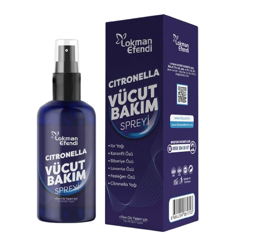 Lokman Efendi Citronella Vücut Bakım Spreyi 125 ml