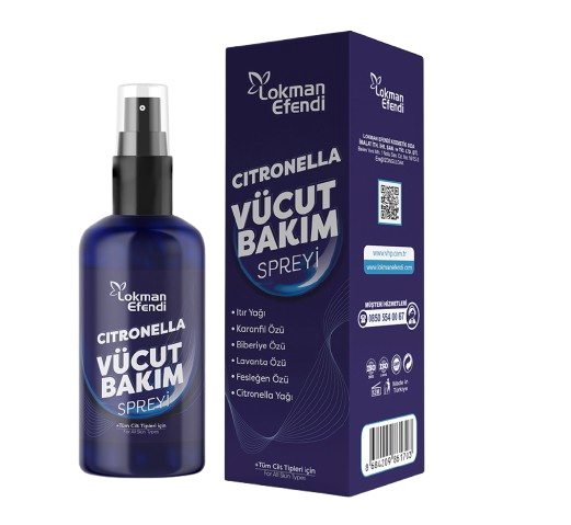 Lokman Efendi Citronella Vücut Bakım Spreyi 125 ml