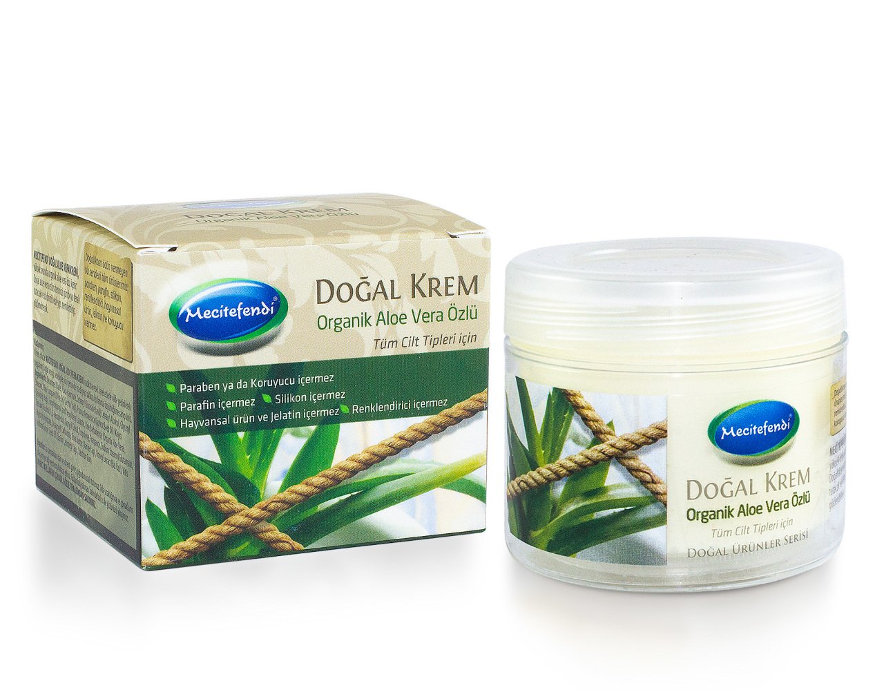Mecitefendi Doğal Organik Aloe Vera Özlü Krem 100 ml