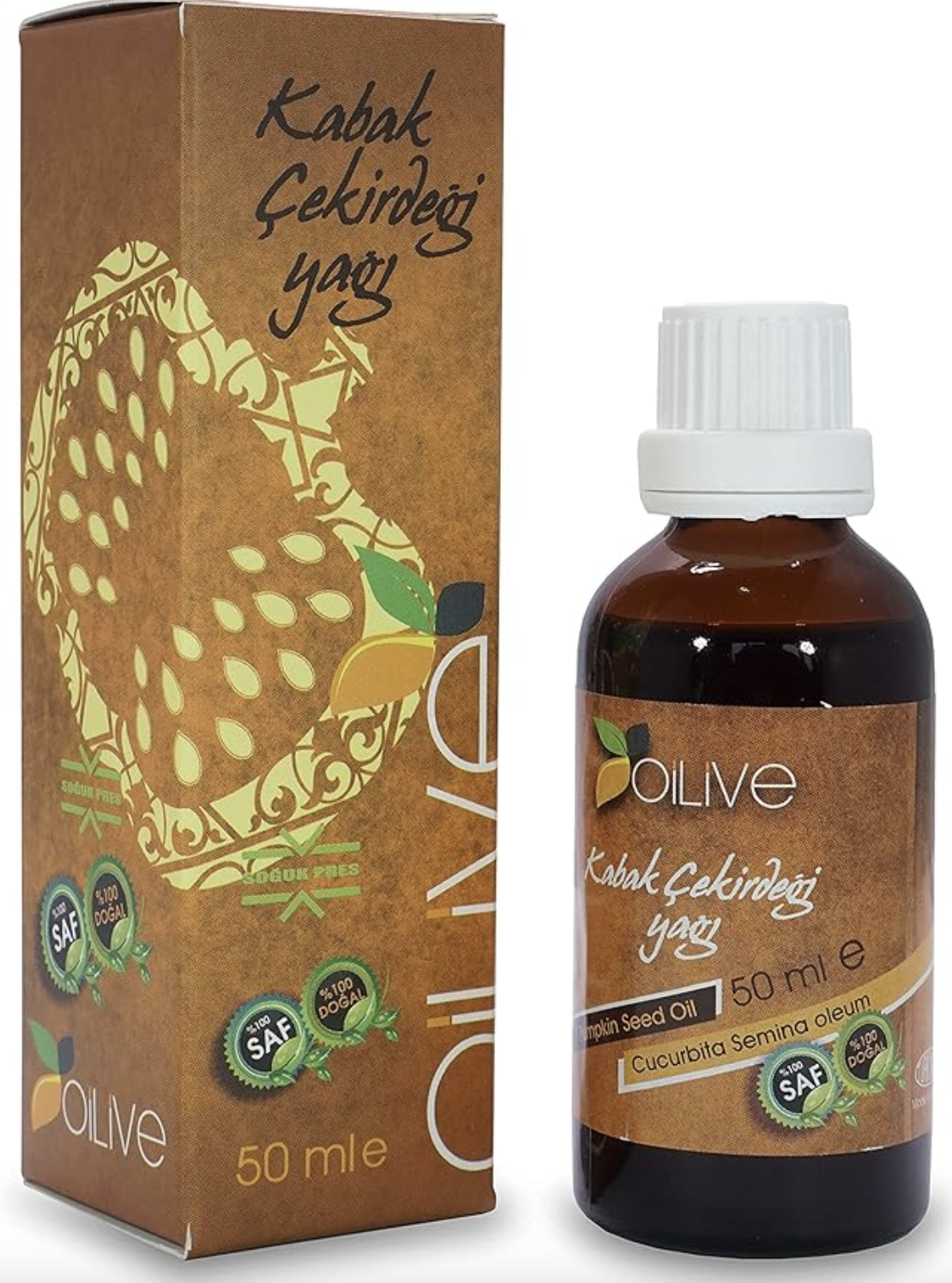 Oilive Kabak Çekirdeği Yağı 50 ml