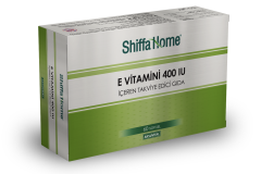 Shiffa Home E Vitamini 400 IU İçeren Takviye Edici Gıda 60 Softjel